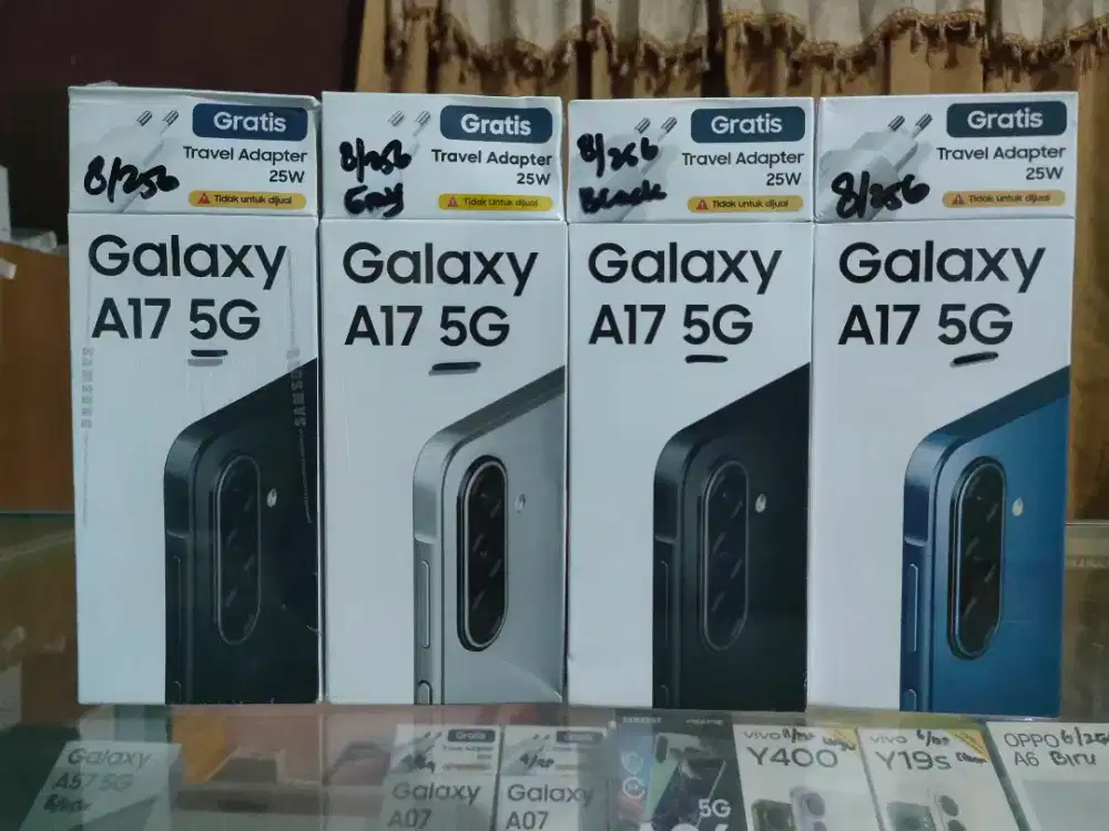New Samsung Galaxy A17 5G Ram 8/256 GB Garansi Resmi 1 Tahun