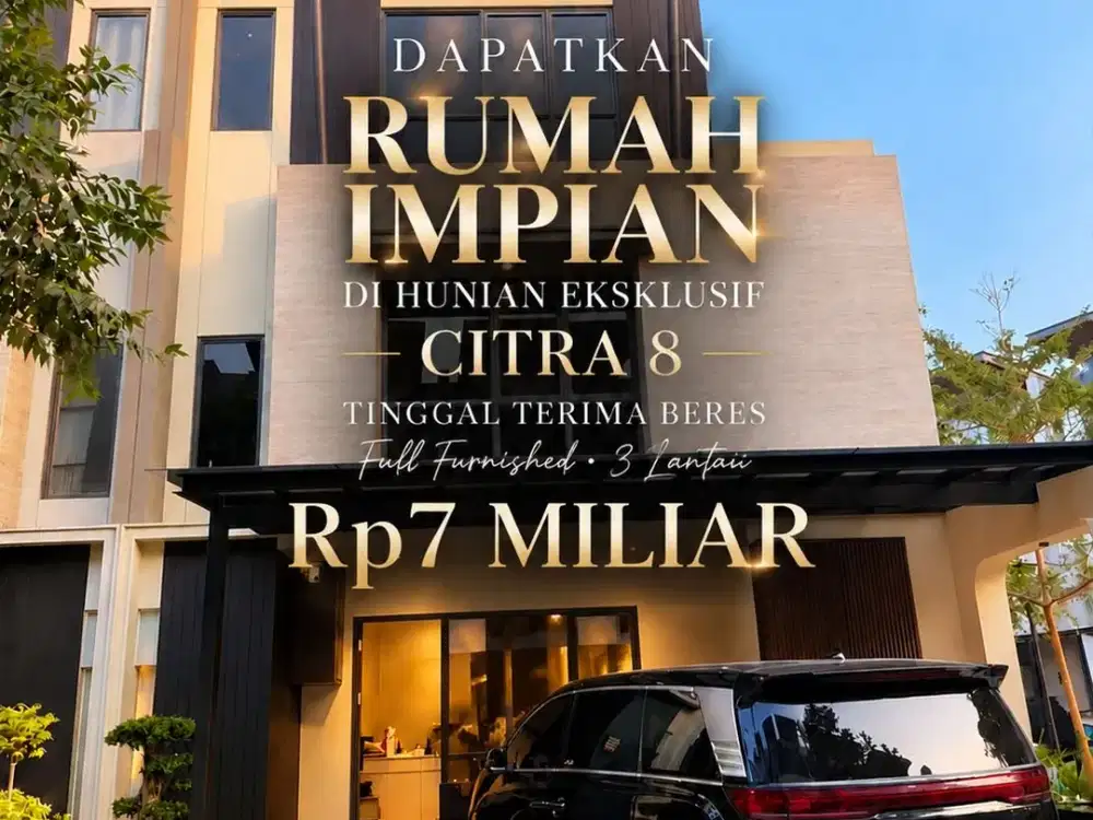 Rumah Mewah Full Furnished di Citra 8 Kalideres