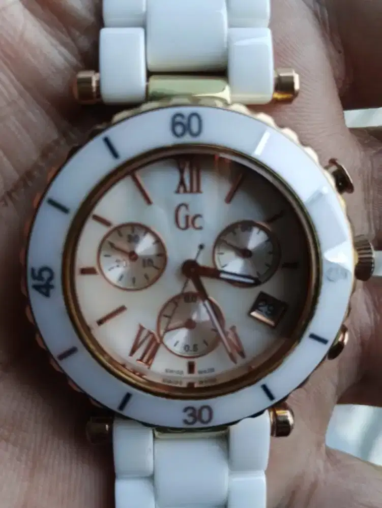 Jam Wanita GC Chronograph Ceramic Original Mulus
