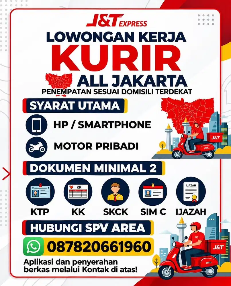 LOKER KURIR JNT EXPRESS JAKARTA