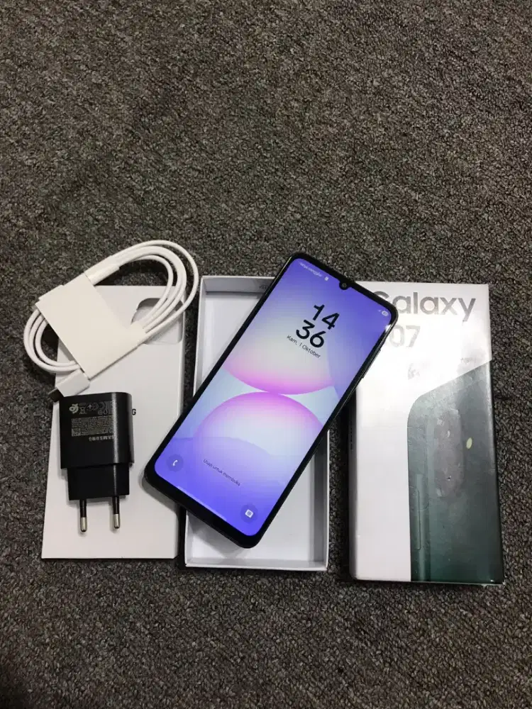 Samsung a07 8/256 Fullshet ori no minus