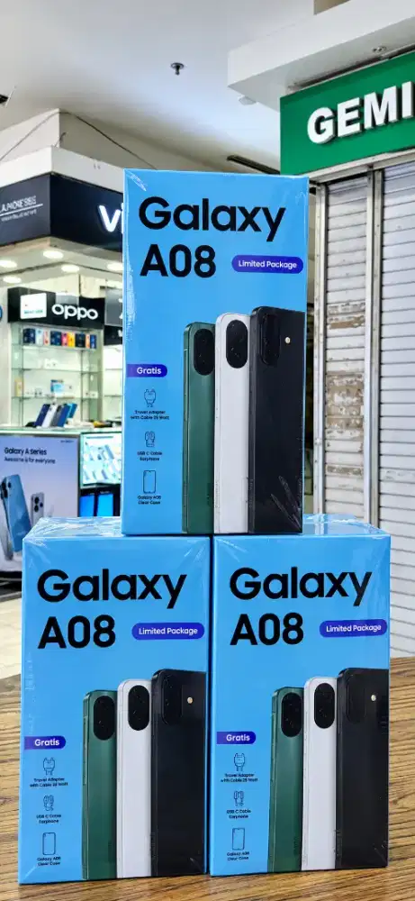 BARU‼️SAMSUNG GALAXY A08 4/128GB, GARANSI RESMI 12 BULAN SEIN