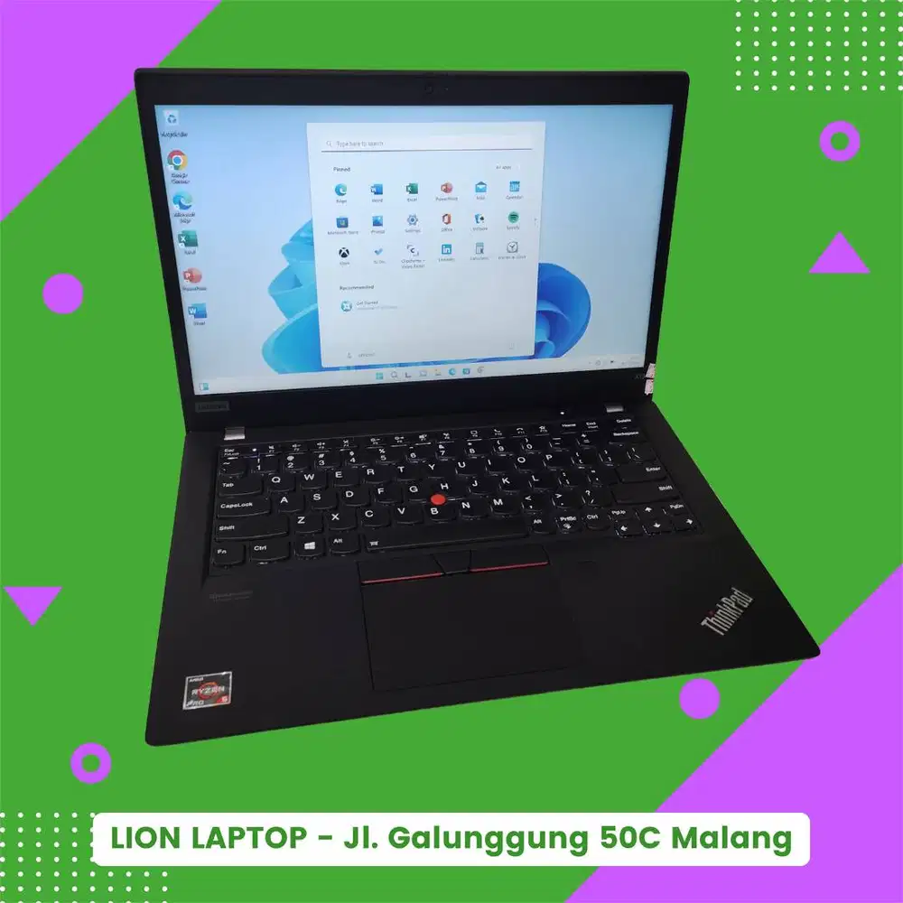 RAM 32GB AMD Ryzen 5 PRO-4650U Lenovo Thinkpad X13 SSD 256GB [01|10]