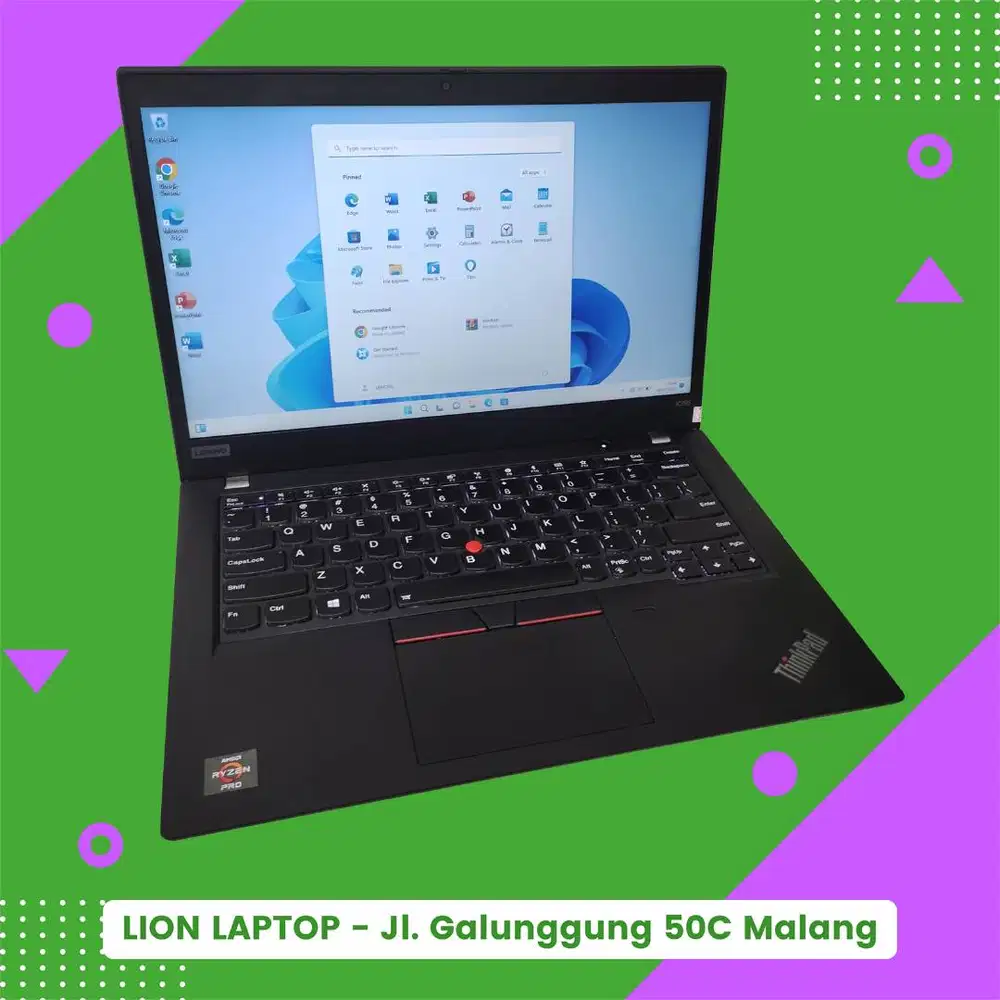 RAM 16GB AMD Ryzen 7 Pro-3700U Lenovo Thinkpad X395 [01|10]