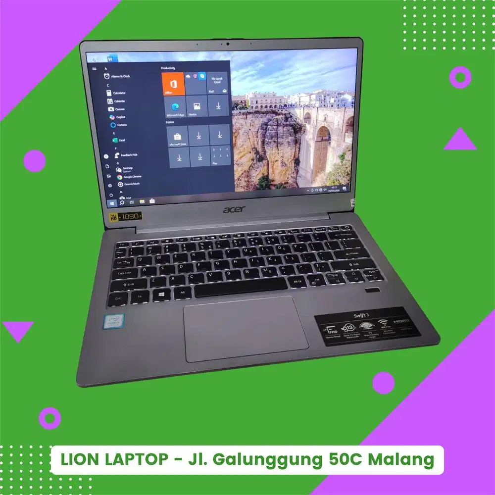Super Slim Core i5 Gen 8 8/25 Acer Swift 3 SF313-51 [01|10]