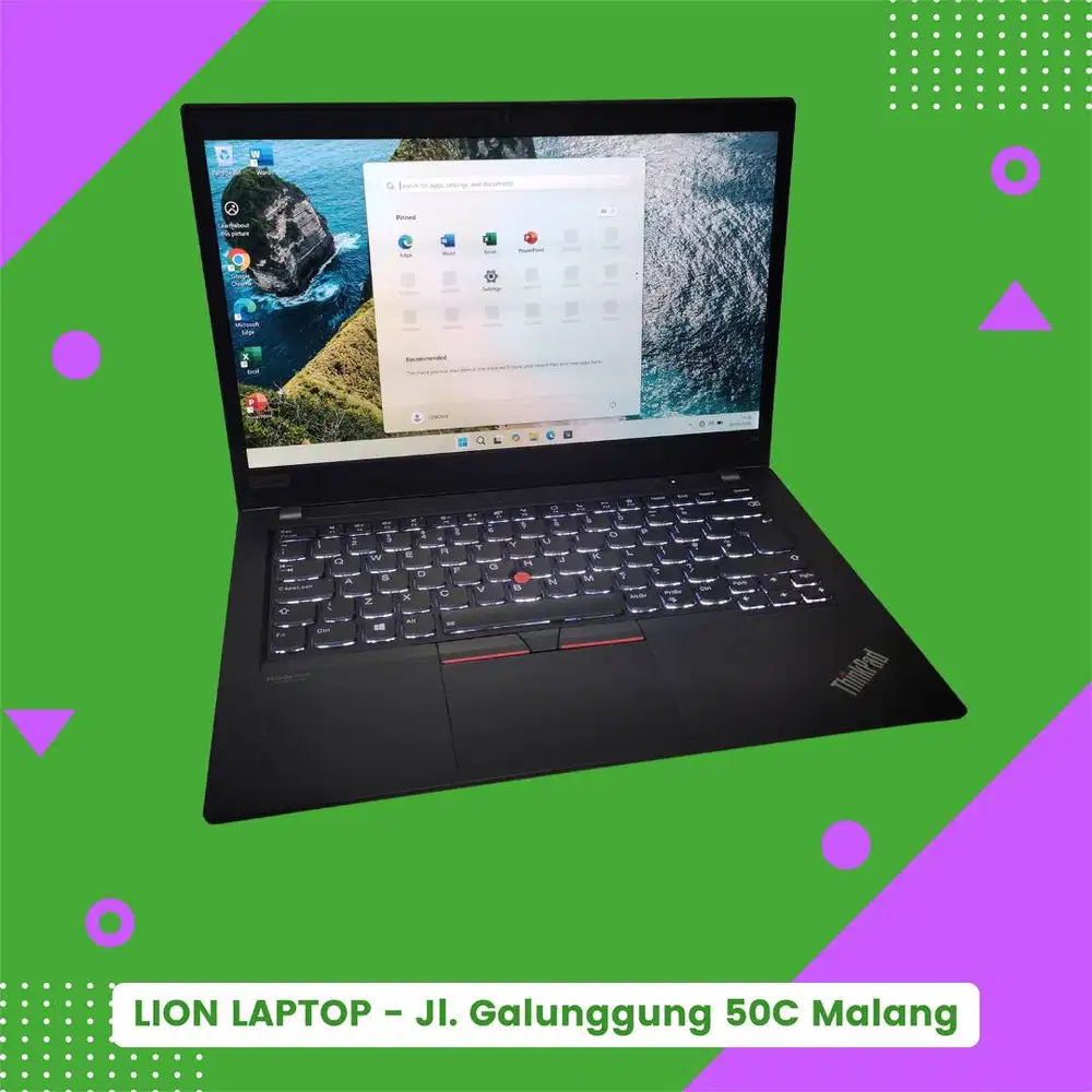 RAM 16GB i5 Gen 11 SSD 256GB Lenovo Thinkpad T14 gen 2i [01|10]