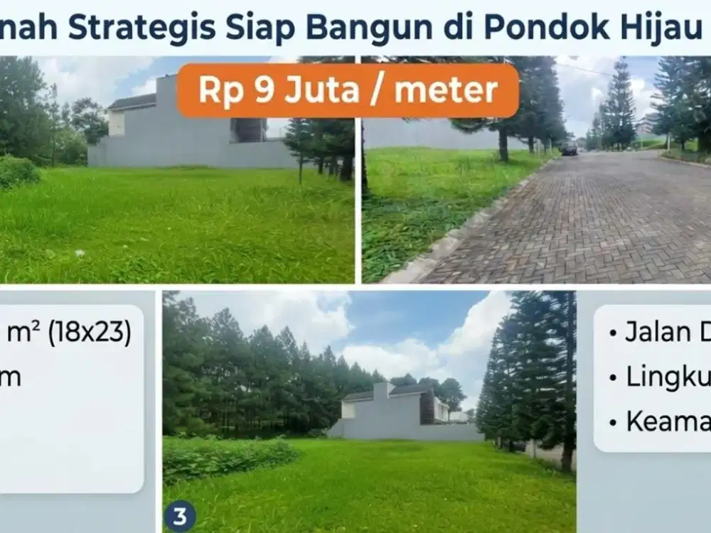 Dijual Tanah Strategis di Pondok Hijau Bandung