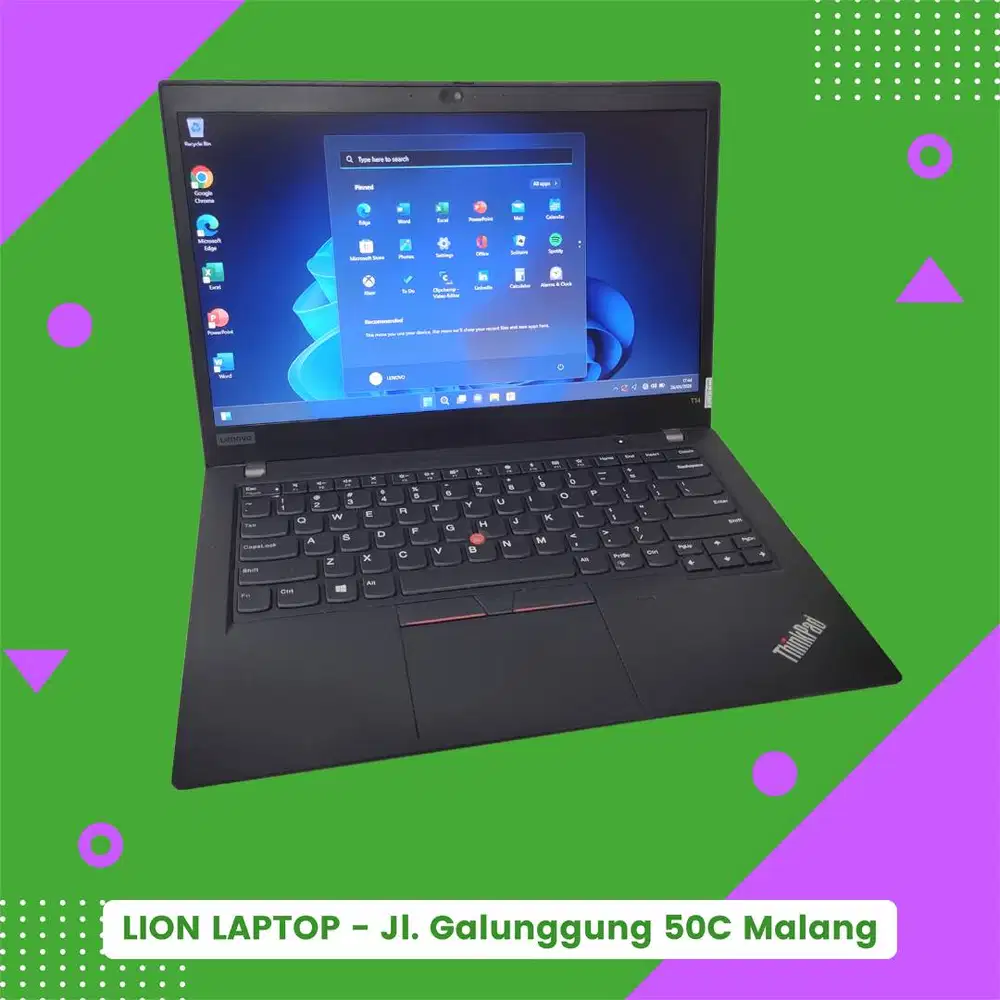 RAM 16GB Core i5 Gen 10 SSD 256GB Lenovo Thinkpad T14 gen 1 [01|10]