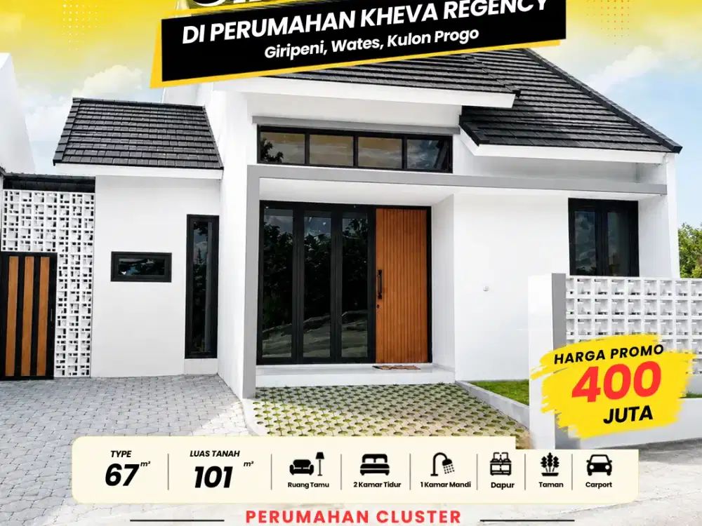 rumah siap huni di giripeni wates dekat polres wates