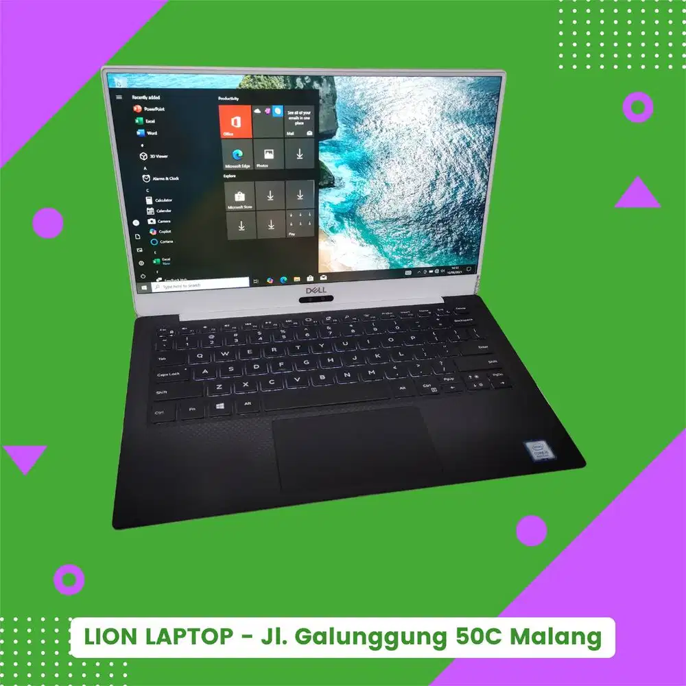 Slim & Ringan Core i5 RAM 8 SSD 256 DELL XPS 13 9370 [01|10]