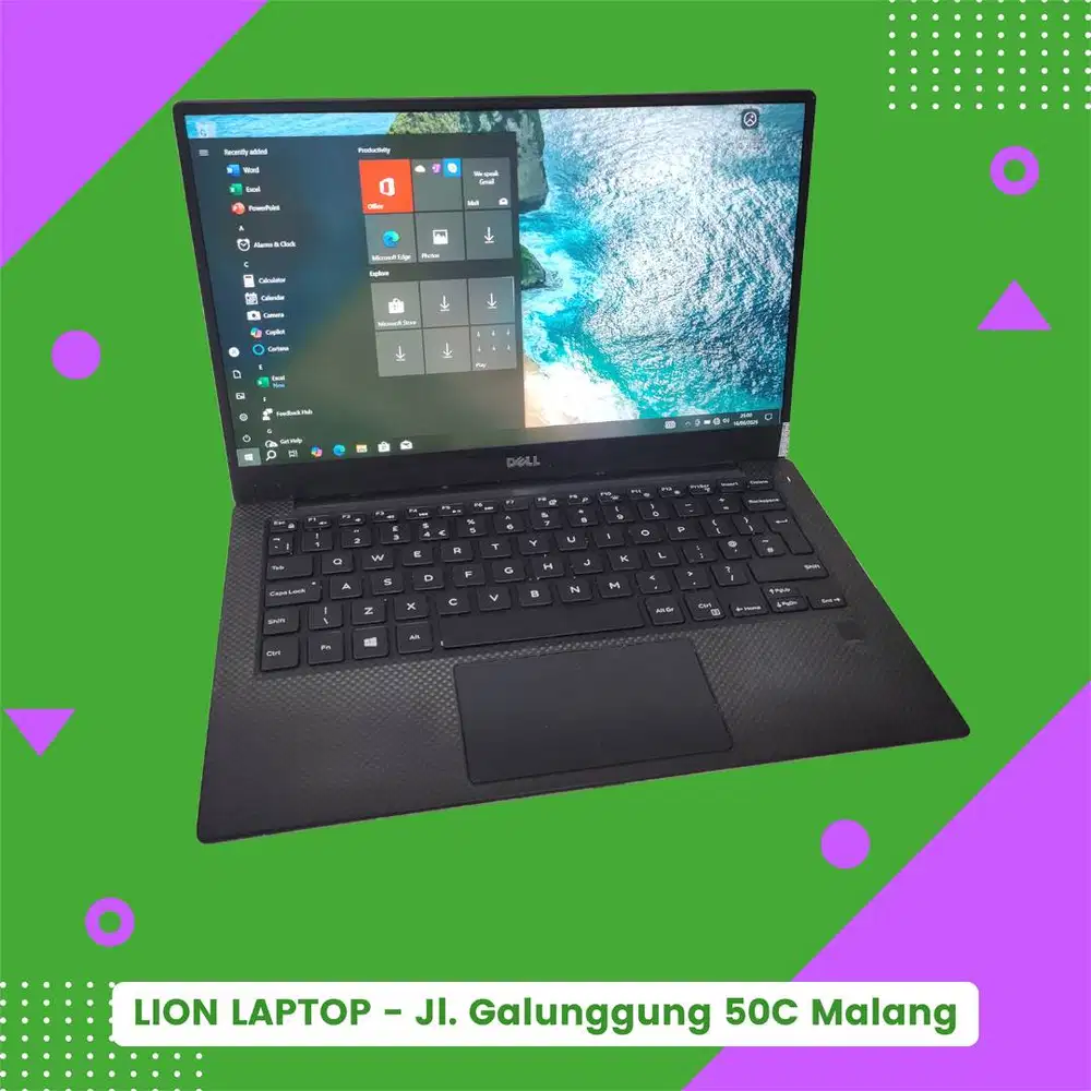 Slim & Ringan Core i7 RAM 8 SSD 256 DELL XPS 13 9360 [01|10]