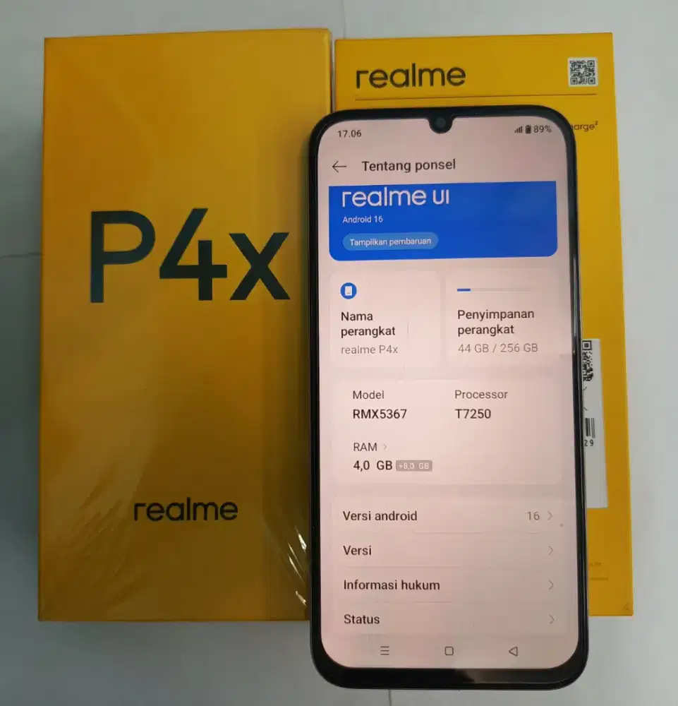 Realme P4X Garansi Juli 2027