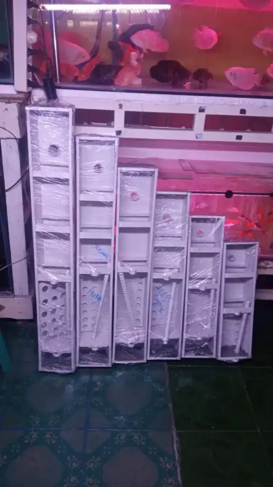 Talang filter aquarium ikan hias