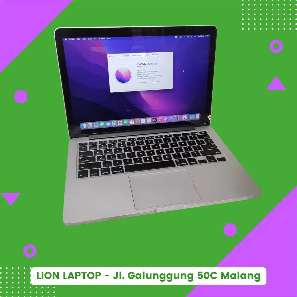 Macbook Pro Retina Core i5 Late 2013 Mulus [01|10]