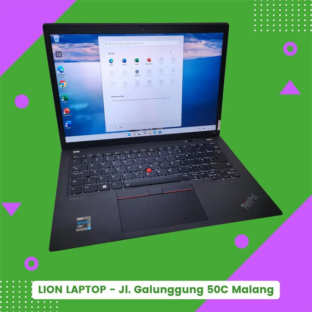 RAM 16GB Core i5 Gen 11 Slim Mulus Lenovo Thinkpad X13 Gen 2 [01|10]