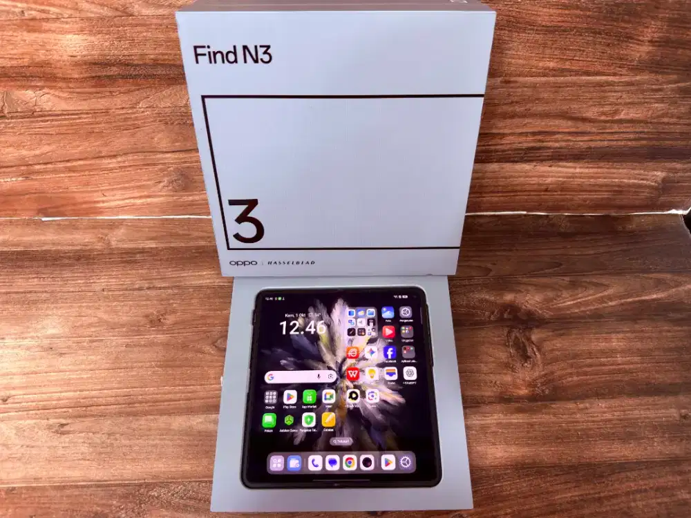 Oppo Find N3 Fold 16GB 512GB Black Ex Resmi Fullset Normal Bisa COD