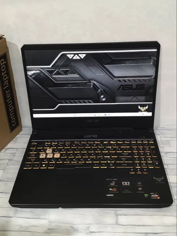 Laptop Gaming Asus TUF FX505D Ryzen 5-3550H Ram 16Gb SSD 256Gb HDD 1Tb