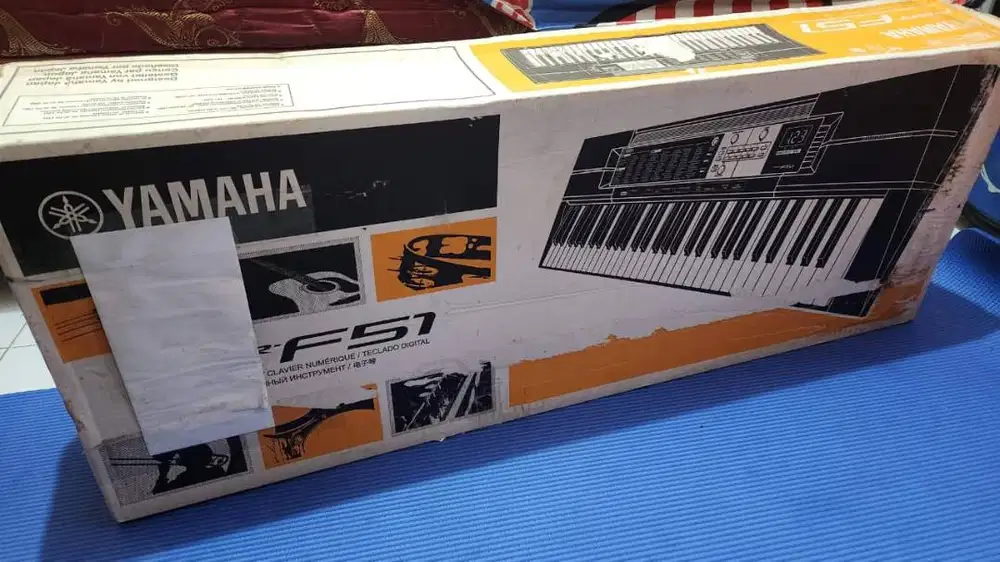 Keyboard Yamaha PSR-F51 Jarang dipakai kondisi mulus