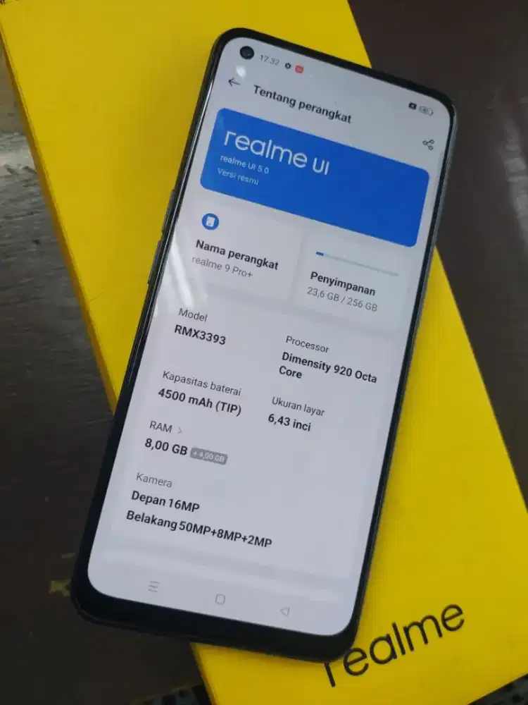 realme 9 pro+ ram 8/256gb