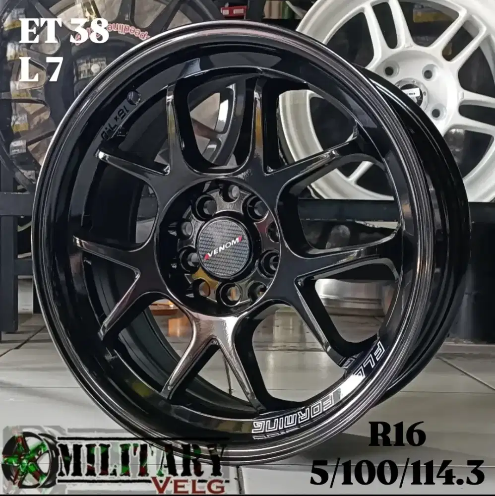 Venom-6 Flowforming R16 Blackglossy H10