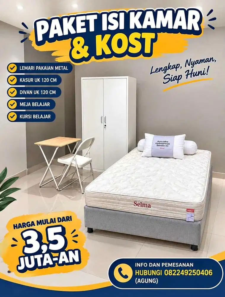 Set ruangan kos kosan