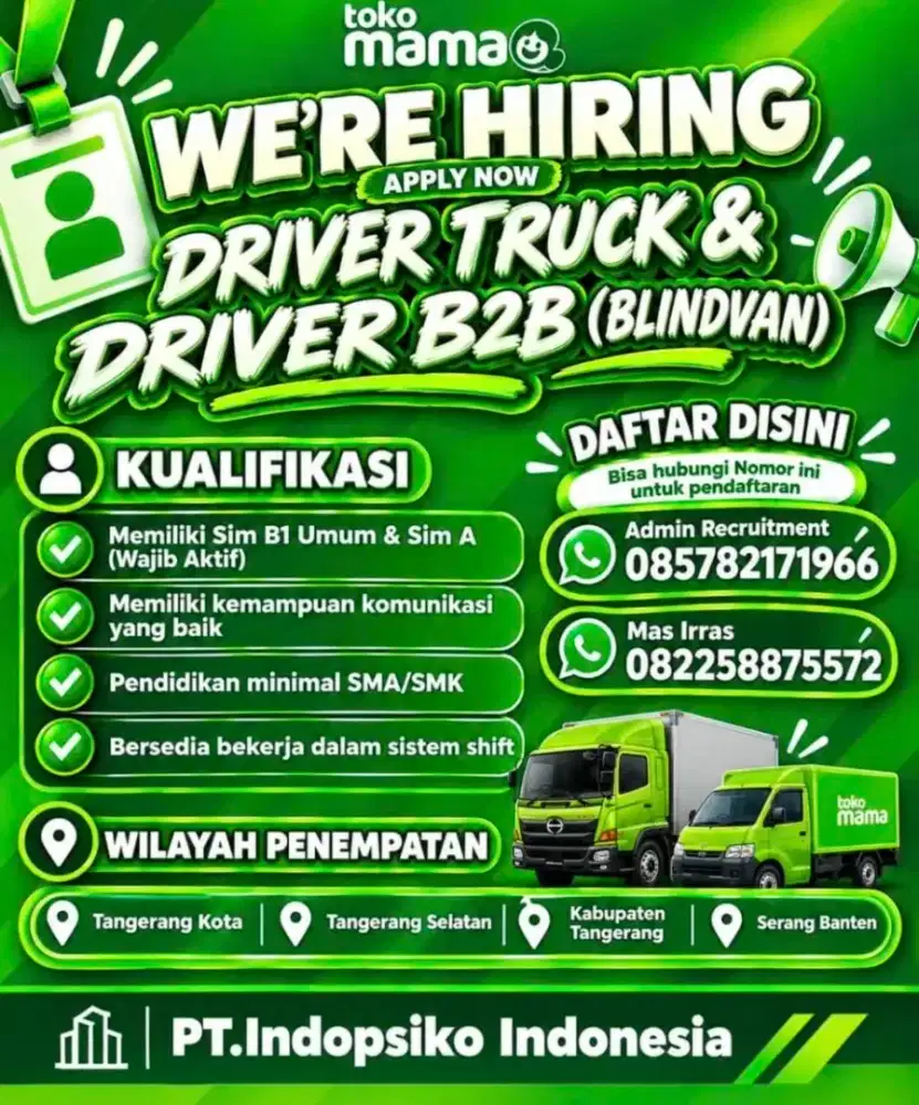Driver Sim A, Sim B1 Umum dan B2 Umum