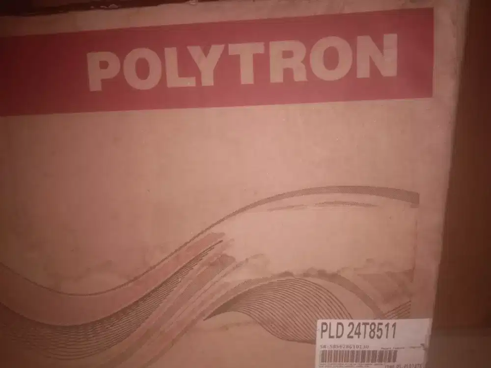 Di Jual TV Polytron 24 inch Analog + 2 Speaker Tower + Bonus STB