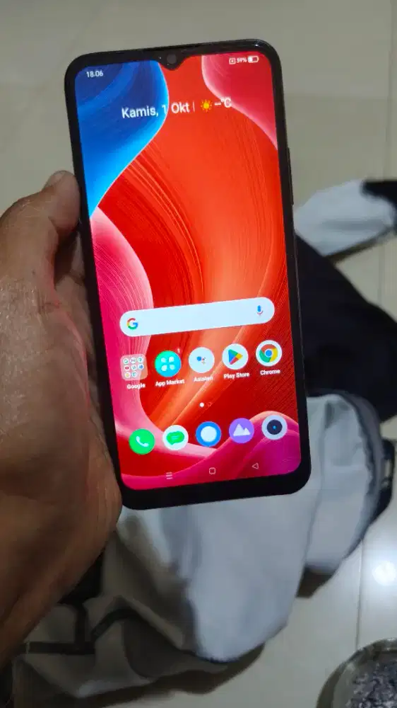 realme c21 32gb black hape casan