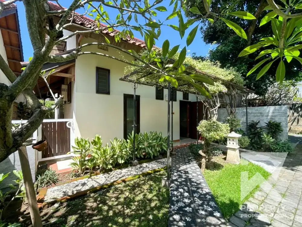 Vila 1 Kamar Tidur dengan Kolam Renang Bersama di Sanur Bali untuk Disewakan Bulanan