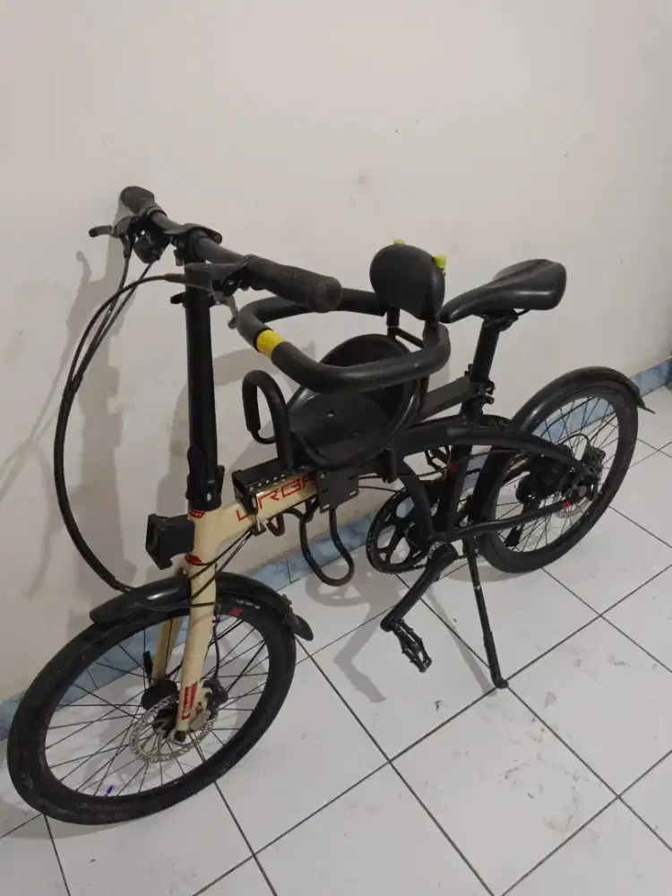 Sepeda lipat polygon urbano 5 milik sendiri