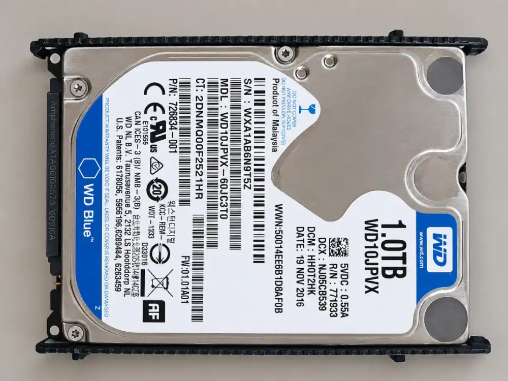 HDD/HARDISK COPOTAN WD BLUE 1TB 100/100
LOKASI CIAWI BOGOR