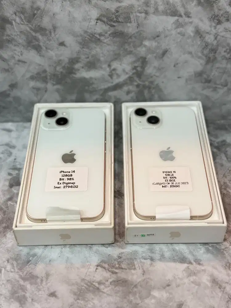 DI JUAL IPHONE 14 128 GB EX GARANSI RESMI DIGIMAP