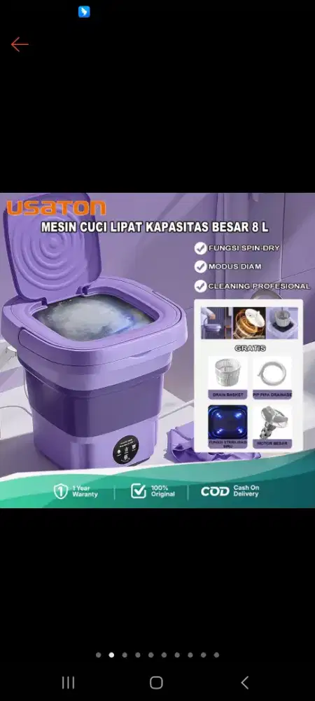 Mesin cuci portable 8L