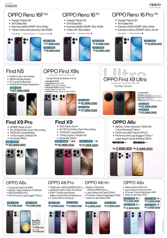 PL oppo bulan oktober