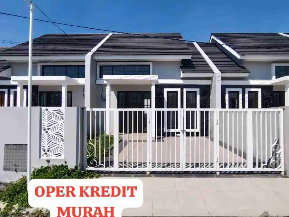 DIJUAL RUMAH OPER DP 35JT DEKAT EXIT TOL SIDOARJO