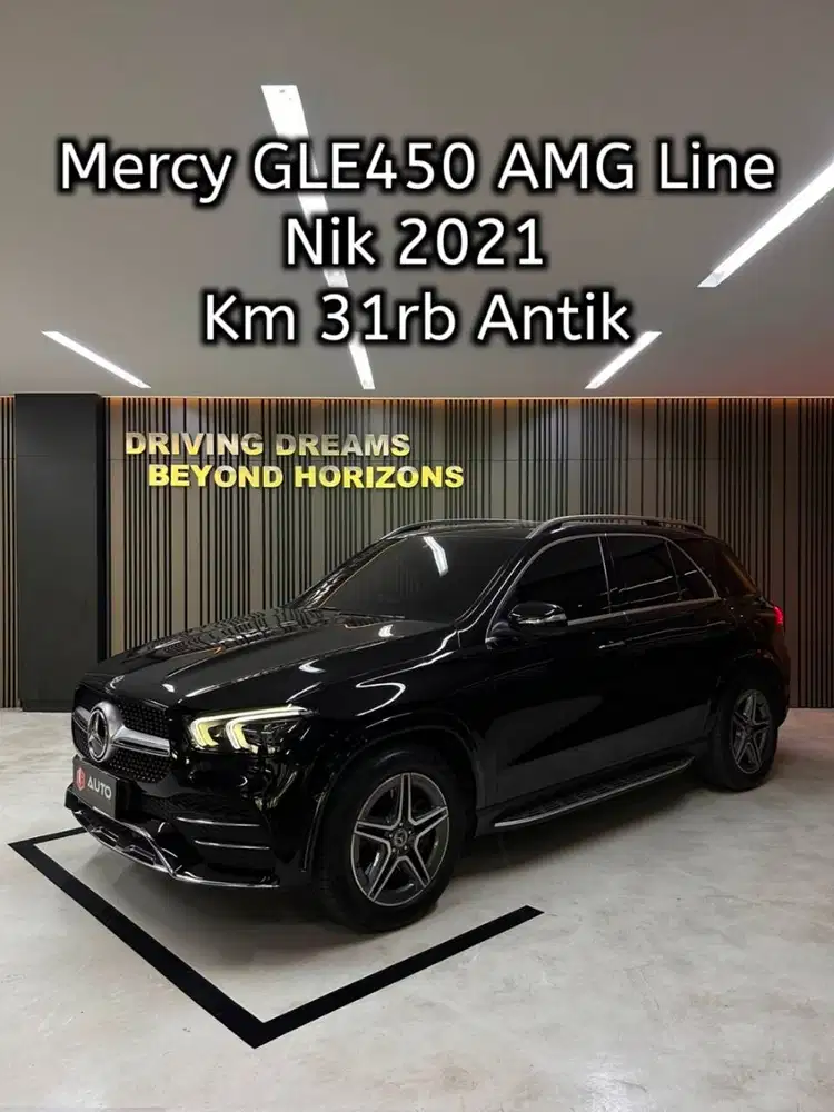 Mercedes Benz GLE 450 GLE450 AMG 2021 Hitam Mercy Km31rb B1913PJS