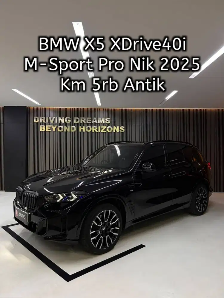 BMW X5 xDrive40i M-Sport Pro 2026 Km5rb Hitam B1609JJC Nik 2025