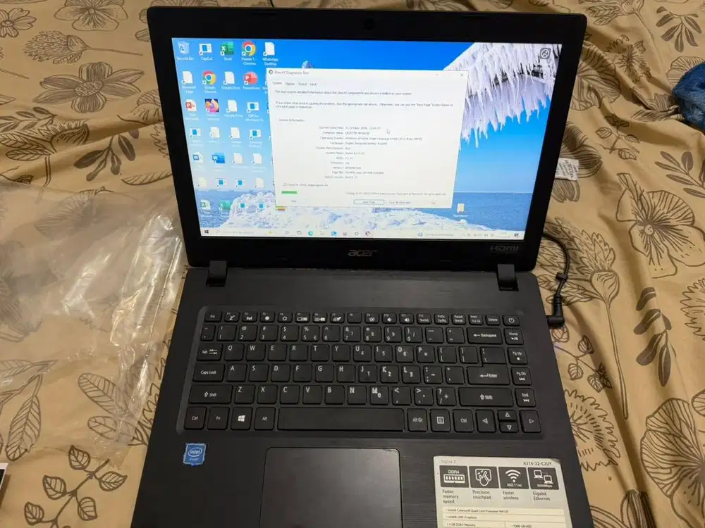 Laptop Acer Asprie 3 A314-32 celeron