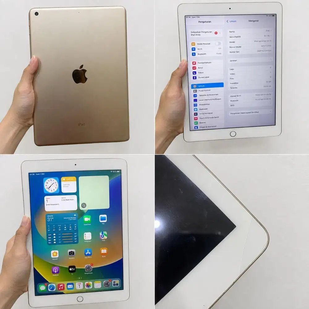 Second Like New iPad Gen 5 Inter Wifi Only 32 GB