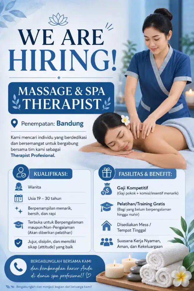 Lowongan Kerja Therapist Bandung