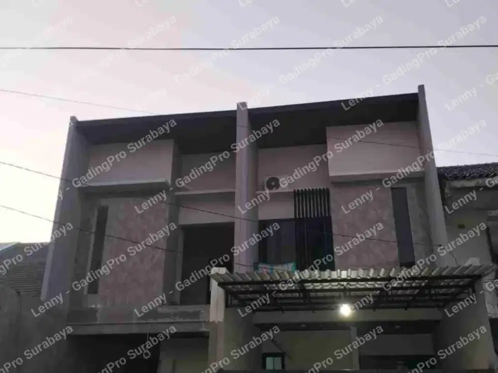 Rumah baru siap huni dekat kampus Ubaya row jalan lebar
