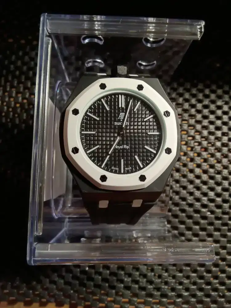 Jam tangan rubber quart ap x swth