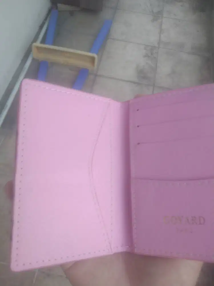 AUTHENTIC GOYARD Card Holder- baby pink goyardine,extremely rare, Nego