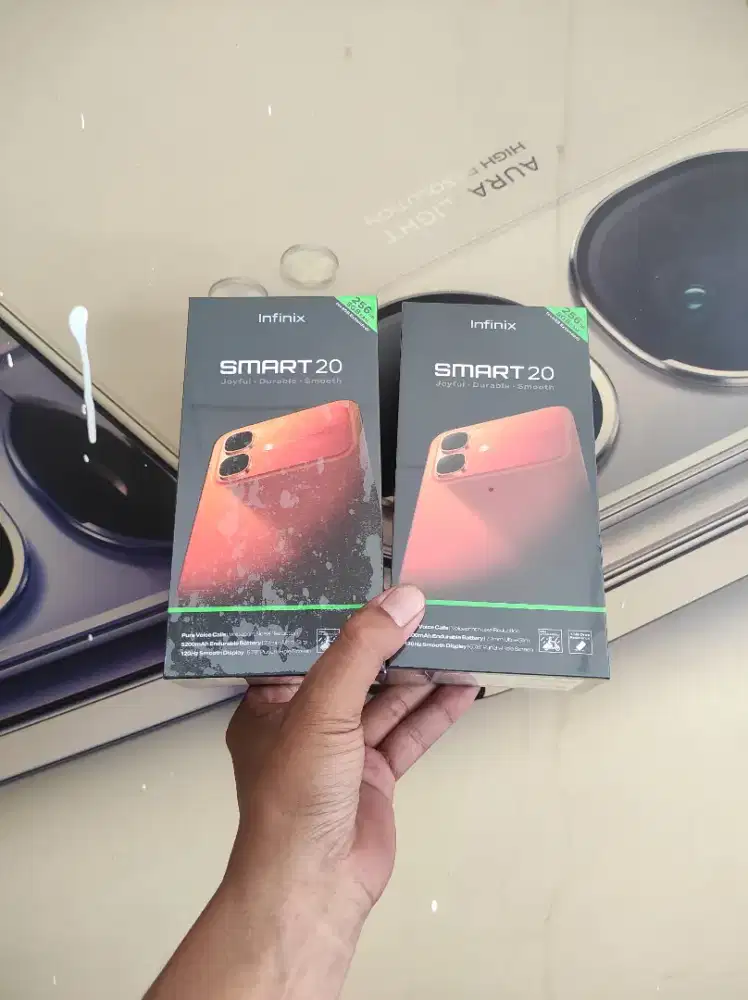 Fast respon WA Infinix Smart 20 4+4/256 Garansi resmi 1thn