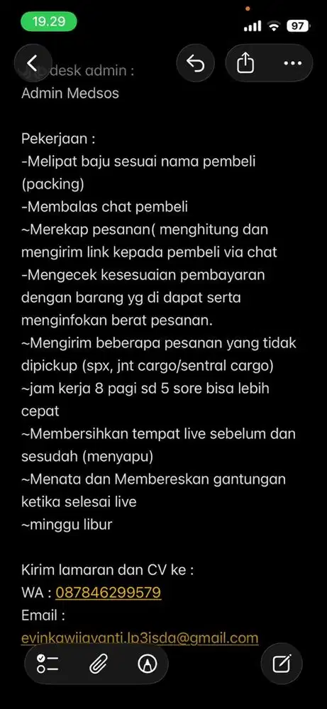 Admin Online Shop (Rekap Packing)