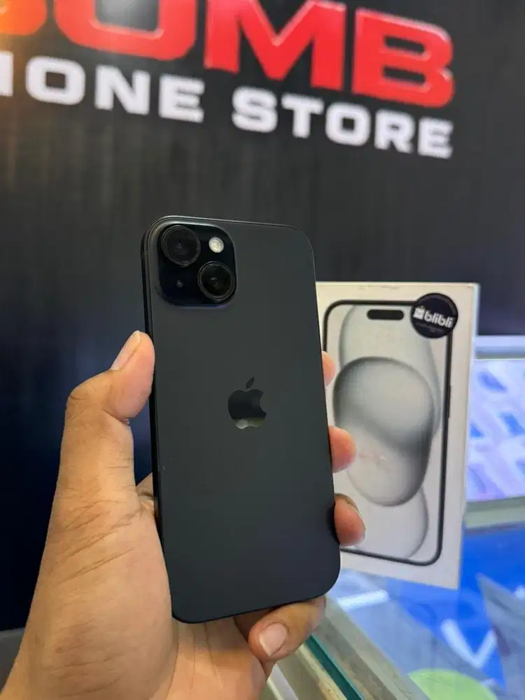 Iphone 15 128gb ibox bh 94% black