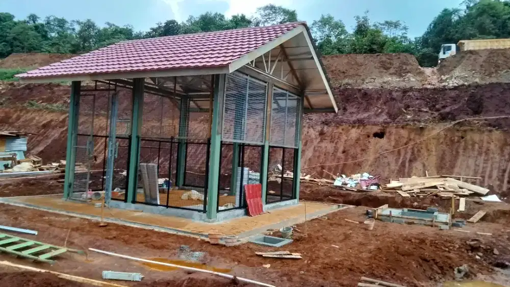 Jasa pemasangan rangka atap baja ringan