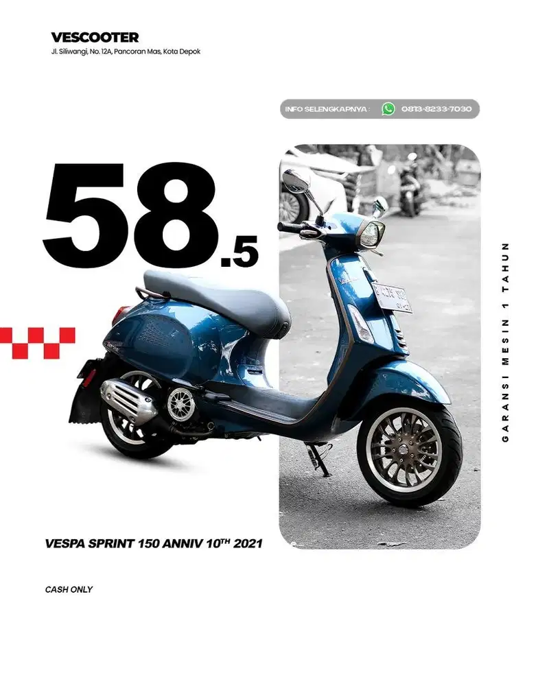 VESPA SPRINT 150 ANNIVERSARY 10TH 2021