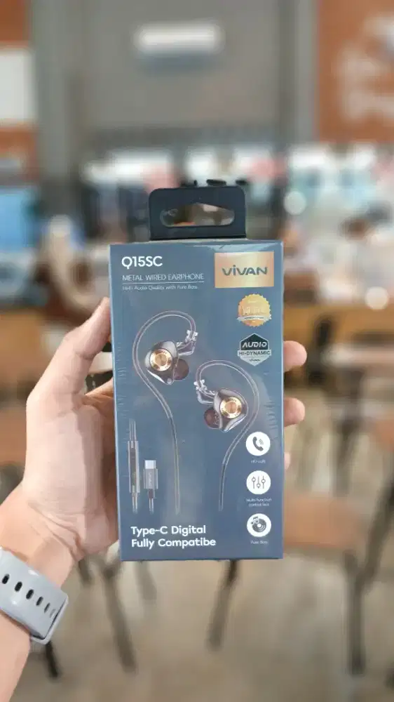 VIVAN Q15 Type-C: Bas Mantap, Desain Modis Tanpa Converter