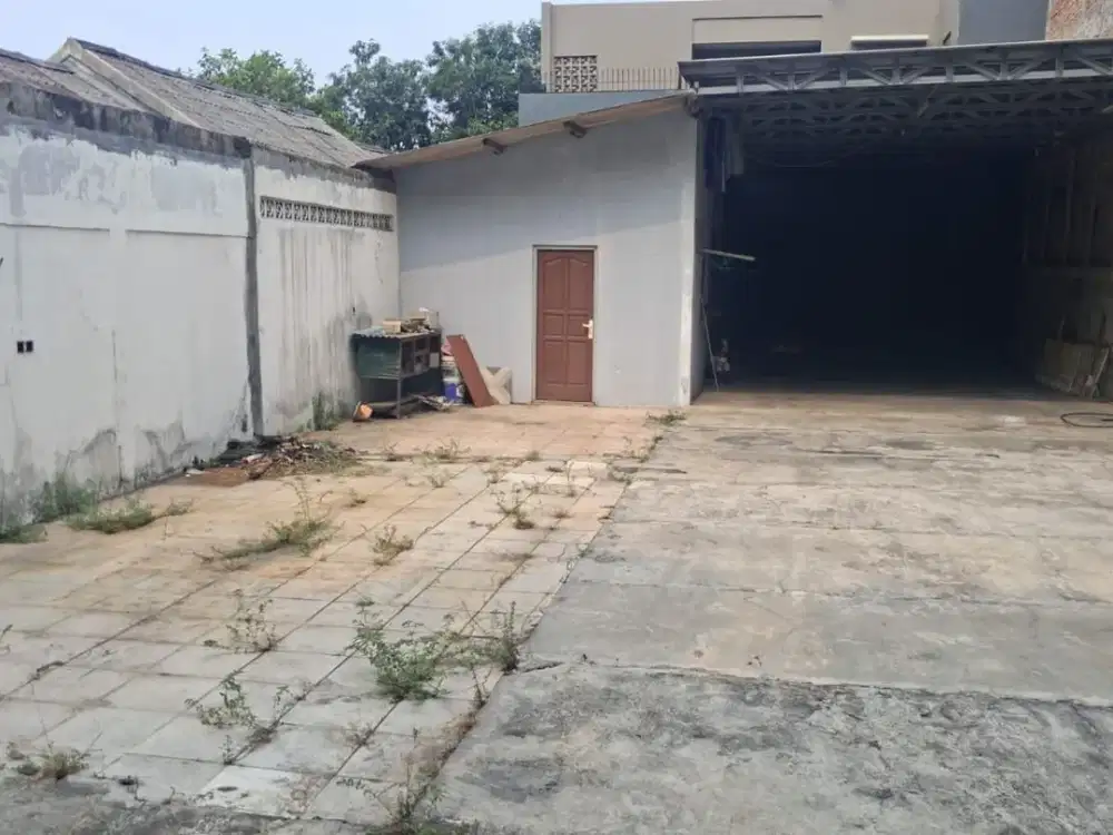 LAHAN KOSONG PONDOK KELAPA 244 M HARGA JUAL 9 JUTA PER METER JALAN LEBAR 2 MOBIL AC77